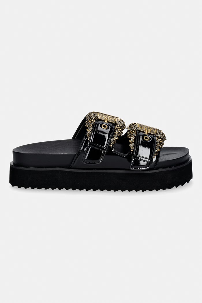 Šľapky Versace Jeans Couture 80VA3SM1.ZS190.899 čierna SS26