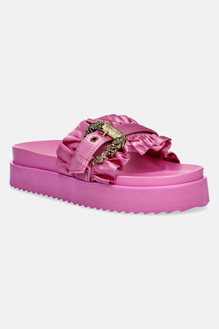 Versace Jeans Couture papuci platformă roz 80VA3SM5.ZS185.499