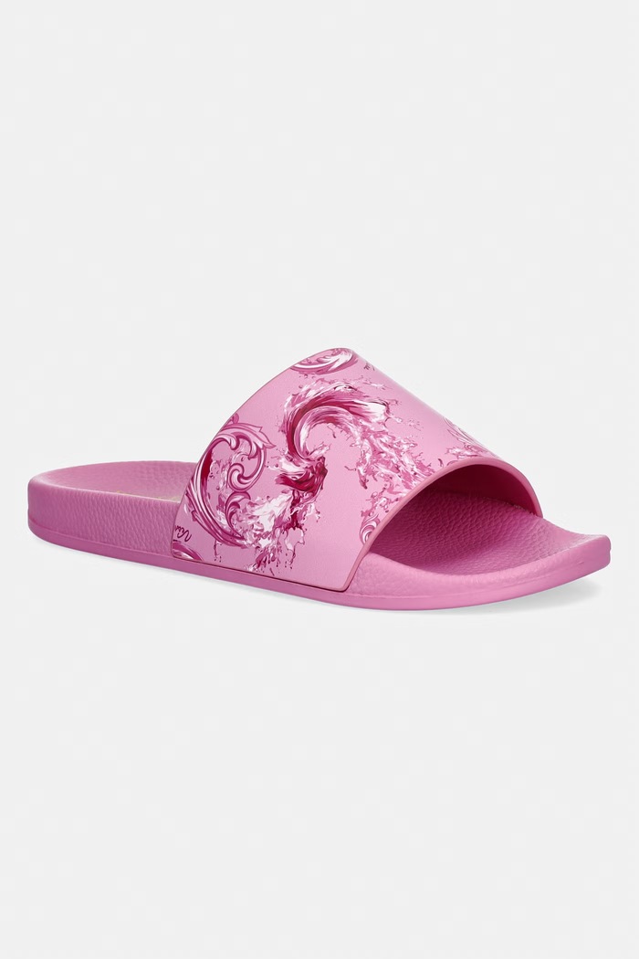 Versace Jeans Couture papuci sintetic roz 80VA3SQ3.ZS365.499