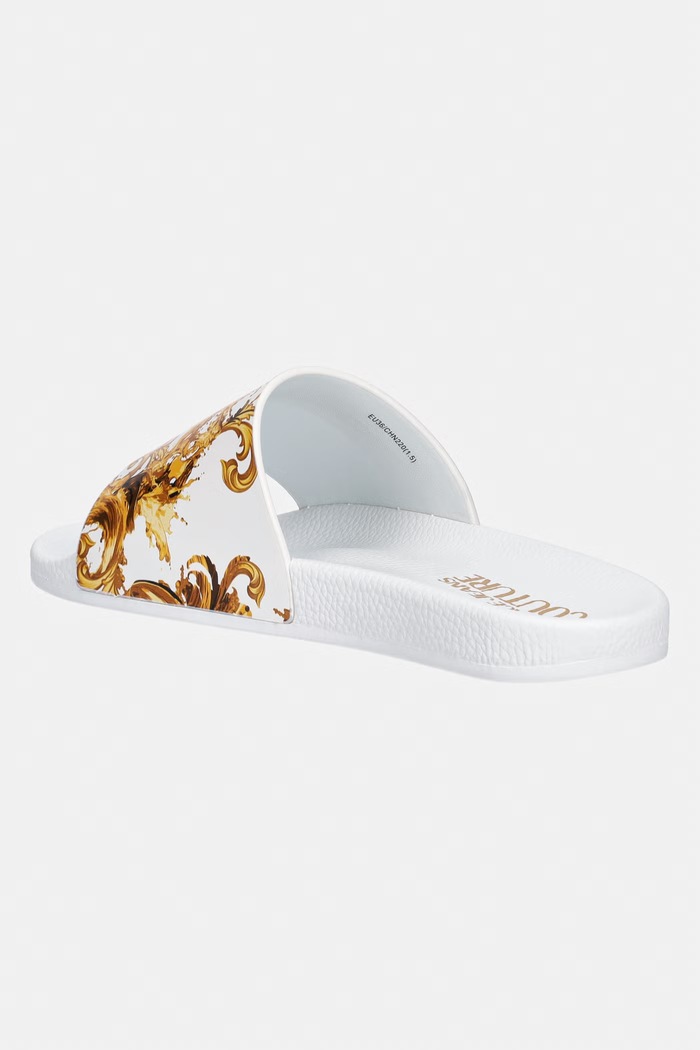 Obuv Šľapky Versace Jeans Couture 80VA3SQ3.ZS365.G03 biela