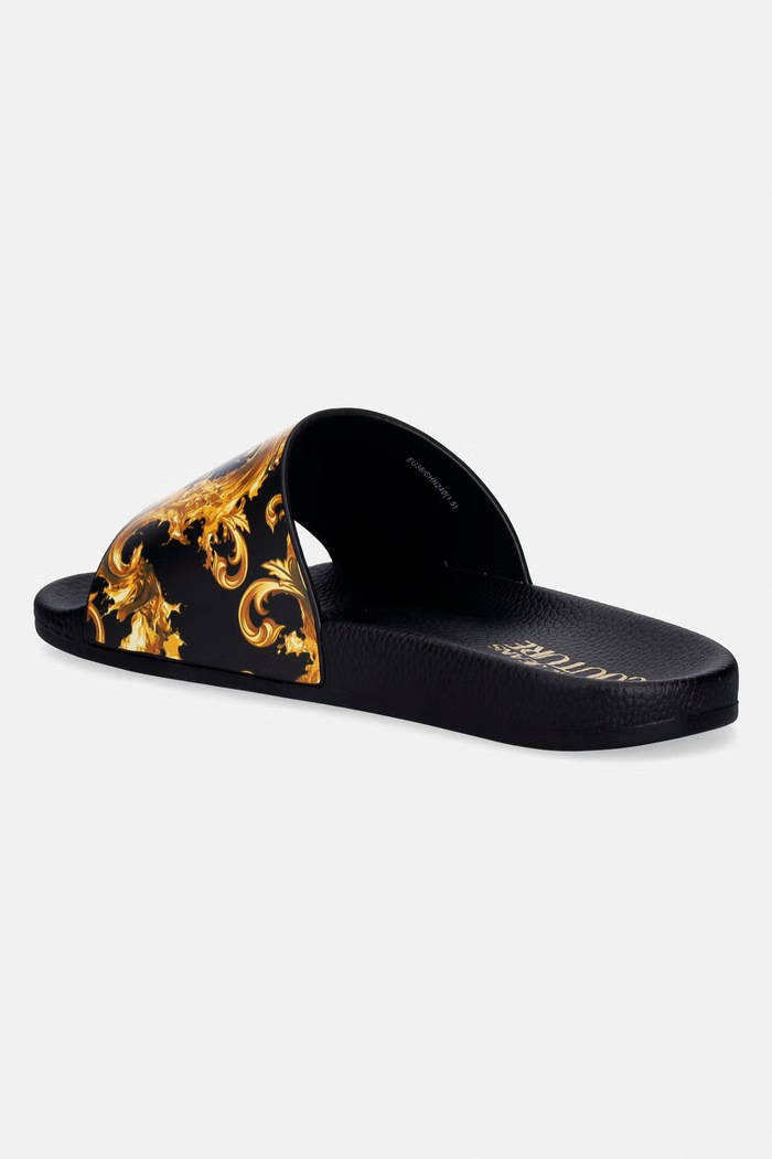Încălțăminte Versace Jeans Couture papuci 80VA3SQ3.ZS365.G89 negru