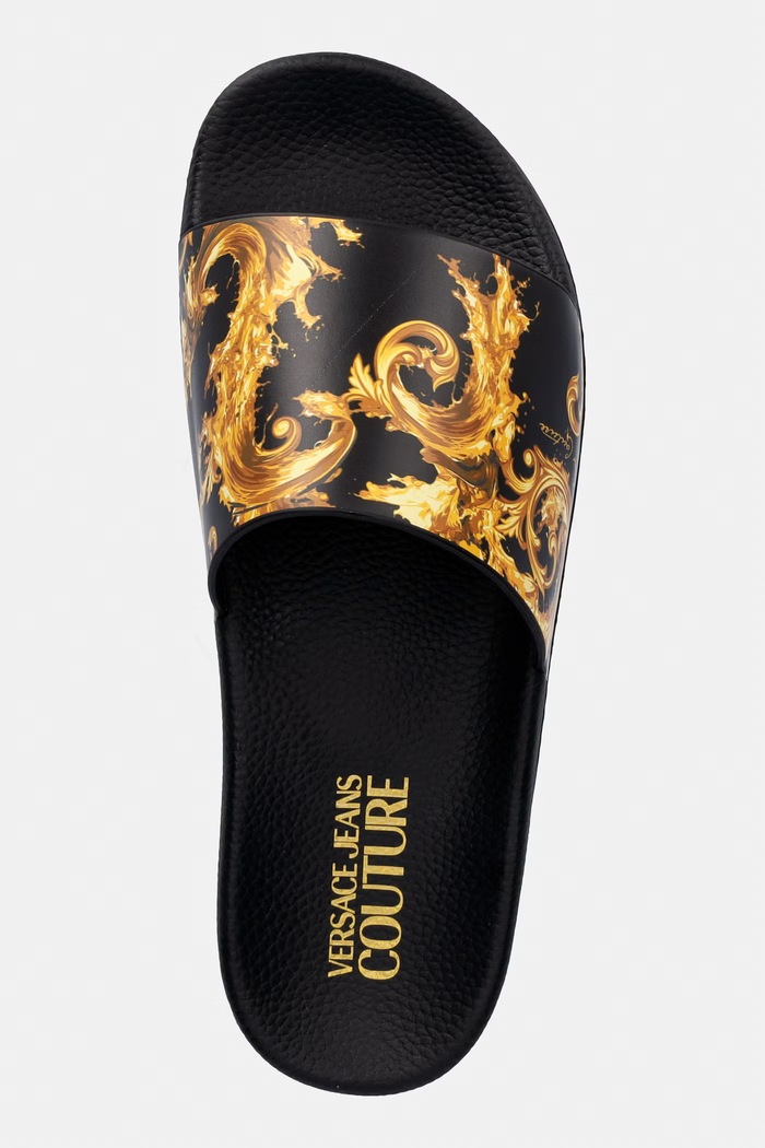 Versace Jeans Couture papuci negru 80VA3SQ3.ZS365.G89