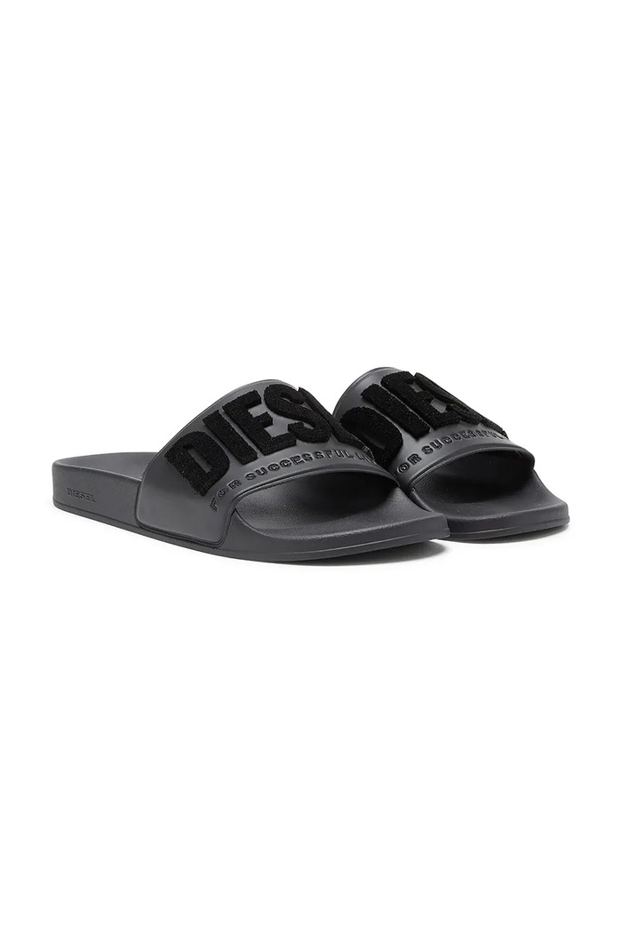 Diesel šľapky dámske Sa-Mayemi Flock W Y03854.PR525.T8013 sivá SS26