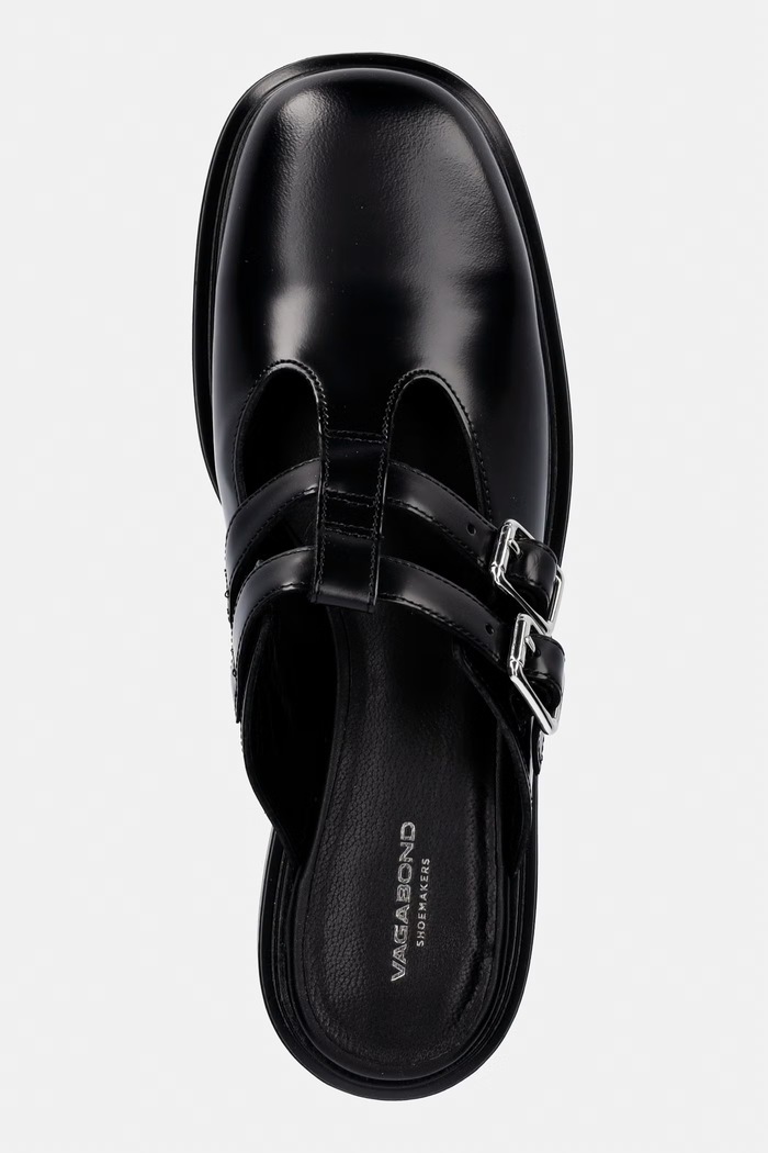 Vagabond Shoemakers dámske kožené šľapky ELLIS čierna 6130.104.20