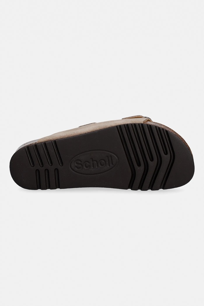 Scholl papucs velúrból JOSEPHINE F321652361 bézs