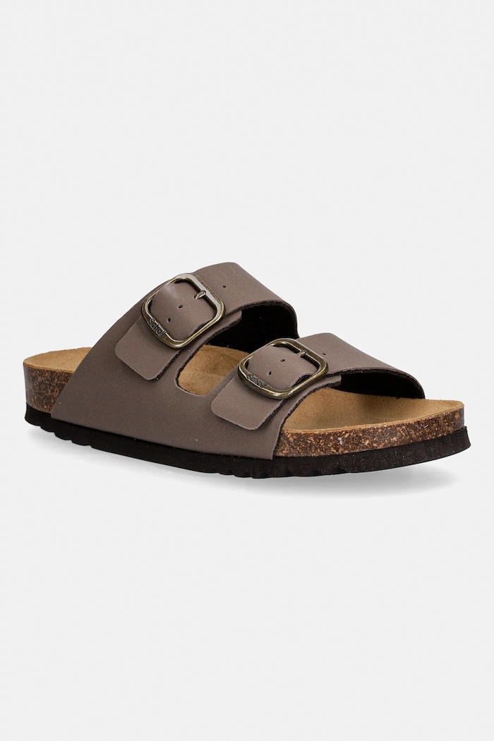 Scholl papucs JOSEPHINE szintetikus barna F321671011
