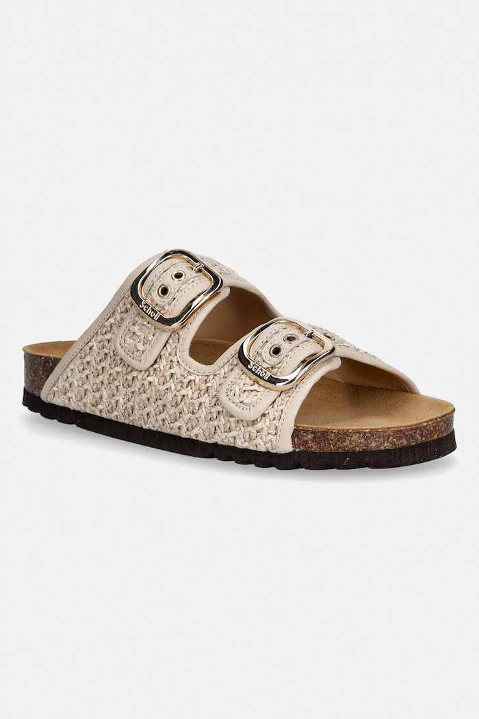 Scholl papucs NOELLE textil bézs F323672140