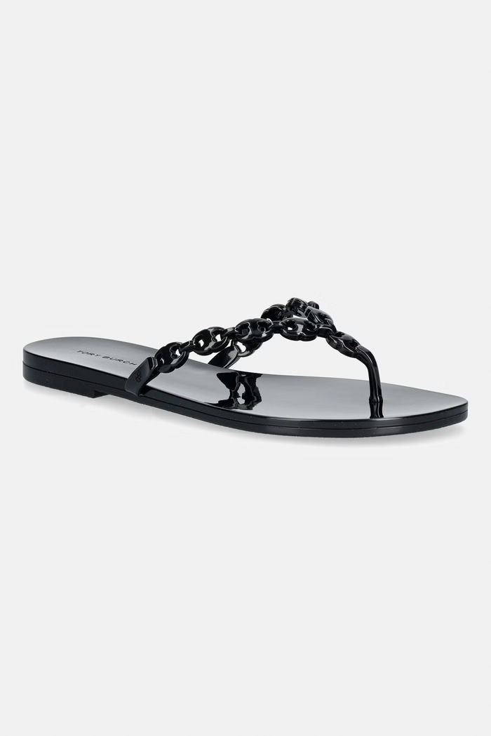 Tory Burch σαγιονάρες δίχαλο Γυναικεία Gemini Link Jelly μαύρο 171312.001