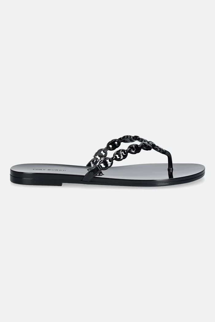 Tory Burch σαγιονάρες δίχαλο Γυναικεία Gemini Link Jelly 171312.001 μαύρο SS26