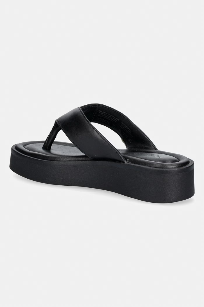 Παπούτσια Vagabond Shoemakers παιδικές σαγιονάρες δίχαλο δερμάτινες DANYA 6104.001.92 μαύρο