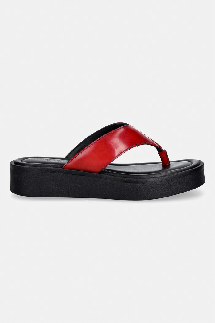 Vagabond Shoemakers tangapapucs női bőr DANYA 6104.018.47 piros SS26