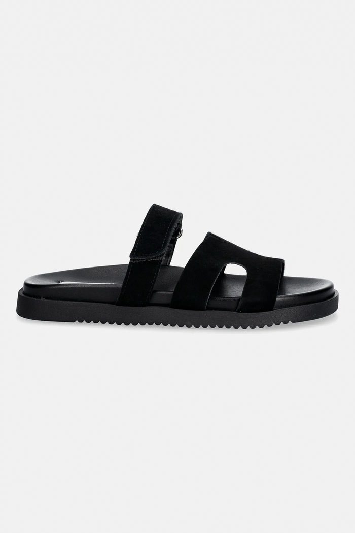 Παντόφλες σουέτ Steve Madden Missile-E 11003504.015 μαύρο SS26