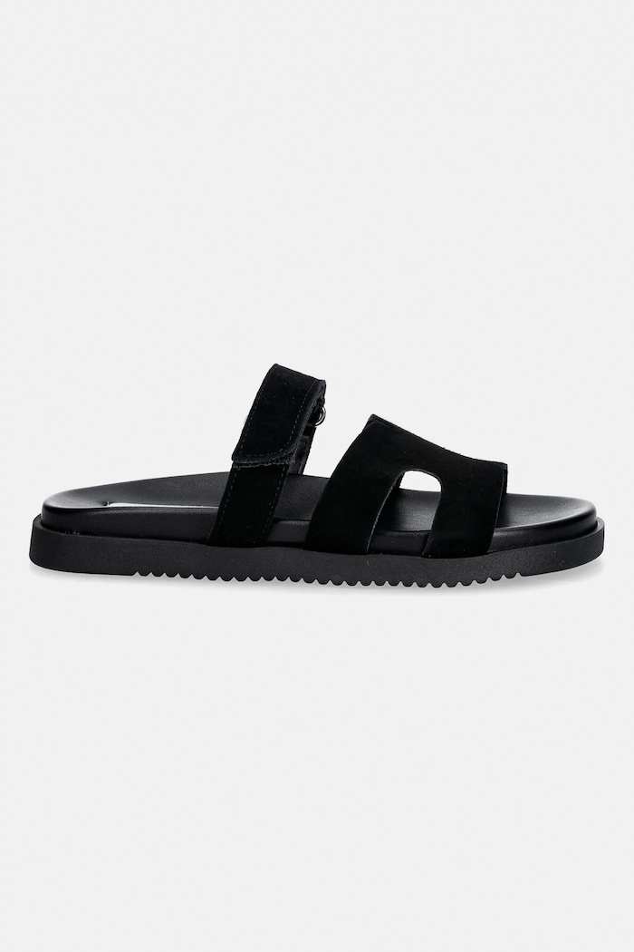 Παντόφλες σουέτ Steve Madden Missile-E 11003504.015 μαύρο SS26