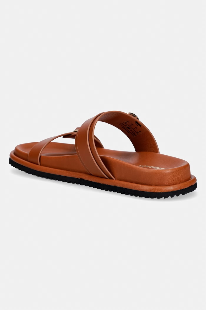 Scarpe Blauer ciabatte slide in pelle BLOOM03 S6BLOOM03.LEA marrone