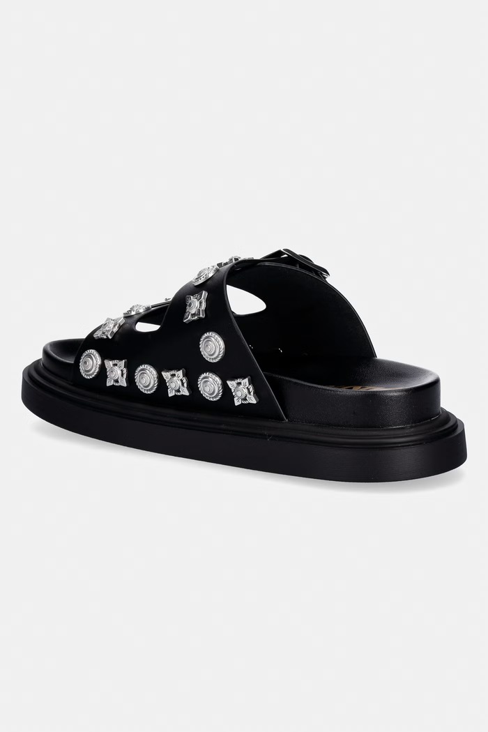 Încălțăminte Just Cavalli papuci 80RA3S92ZPB91899 negru