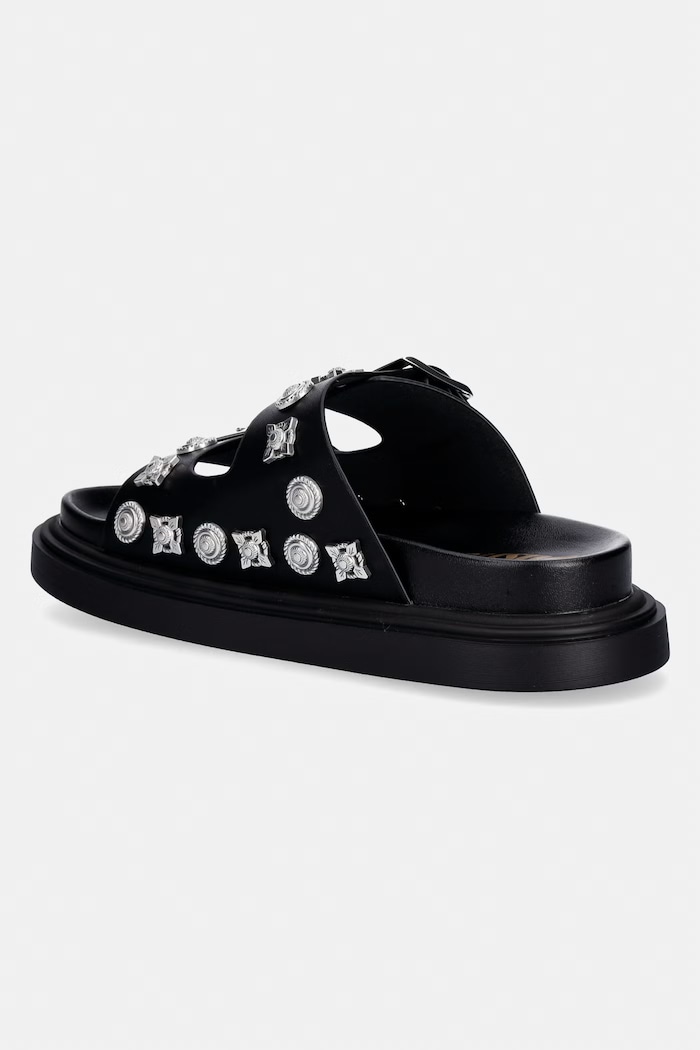 Încălțăminte Just Cavalli papuci 80RA3S92ZPB91899 negru