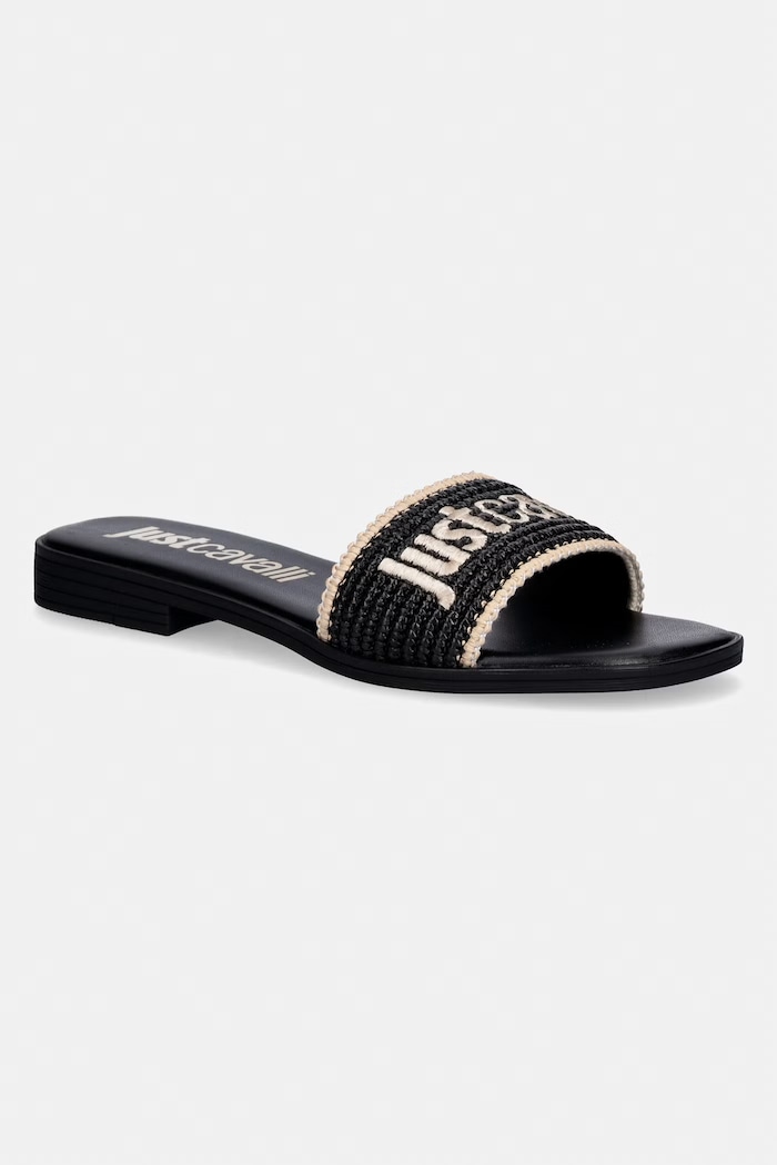 Just Cavalli papuci pentru femei negru 80RA3S80ZSE60899