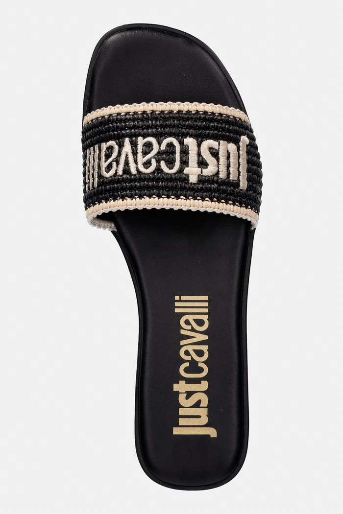 Just Cavalli papuci pentru femei negru 80RA3S80ZSE60899