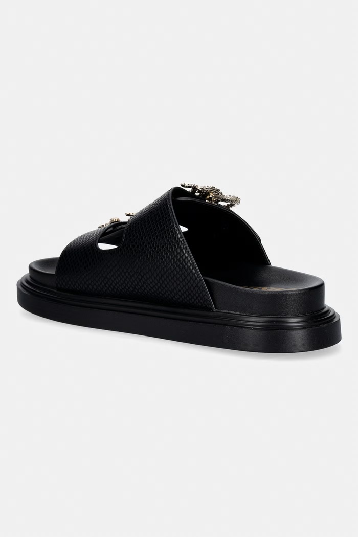 Încălțăminte Just Cavalli papuci 80RA3S91ZSE36899 negru