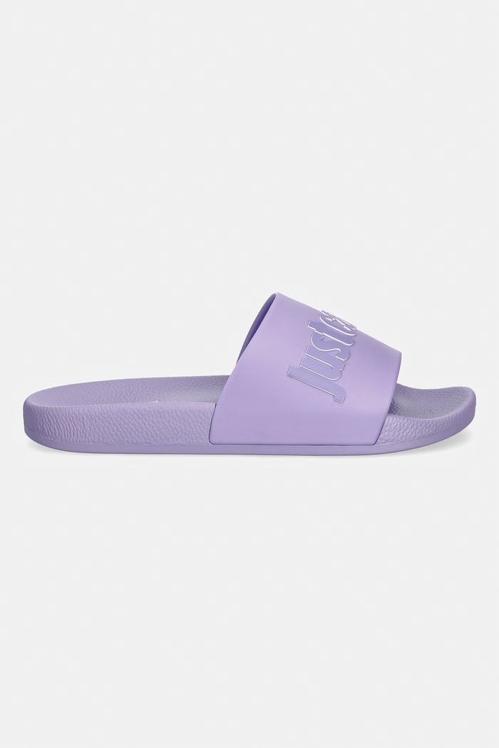 Just Cavalli papuci pentru piscină pentru femei 80RA3SZ1ZSE50362 violet SS26