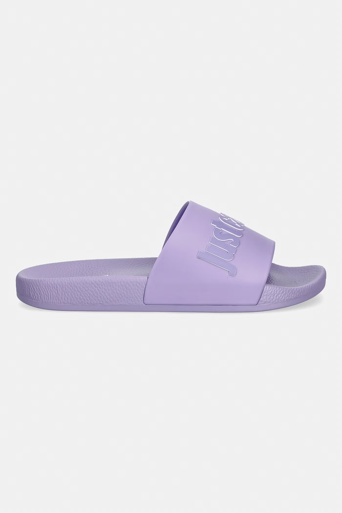 Just Cavalli papuci pentru piscină pentru femei 80RA3SZ1ZSE50362 violet SS26