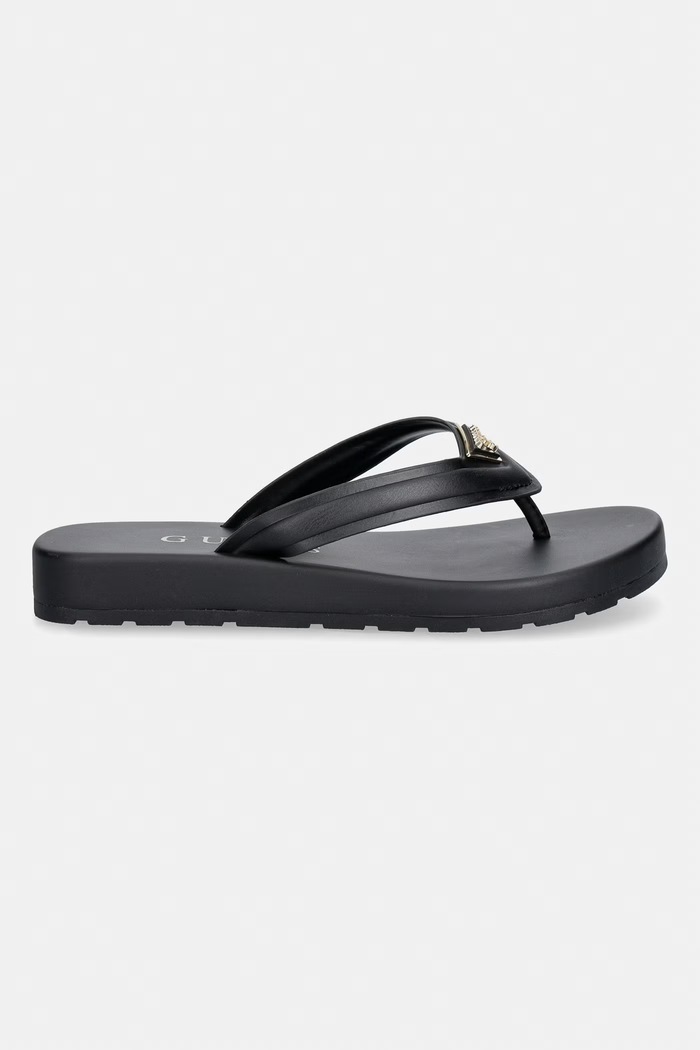 Guess šľapky dámske CANDRY FLJCNY.ELE24.BLACK čierna SS26
