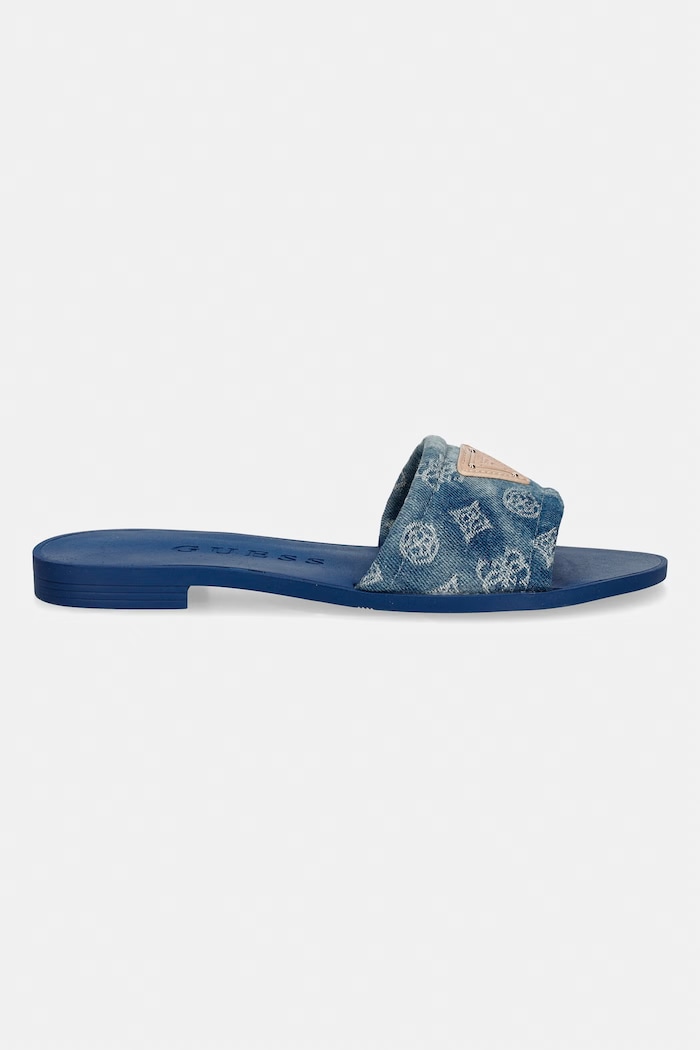 Guess klapki damskie ELYSONE FLJELS.DEN03.BLUE granatowy SS26