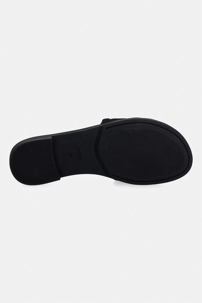 Guess papuci cu vârf deschis pentru femei ELYSONE FLJELS.FAP03.BLACK negru