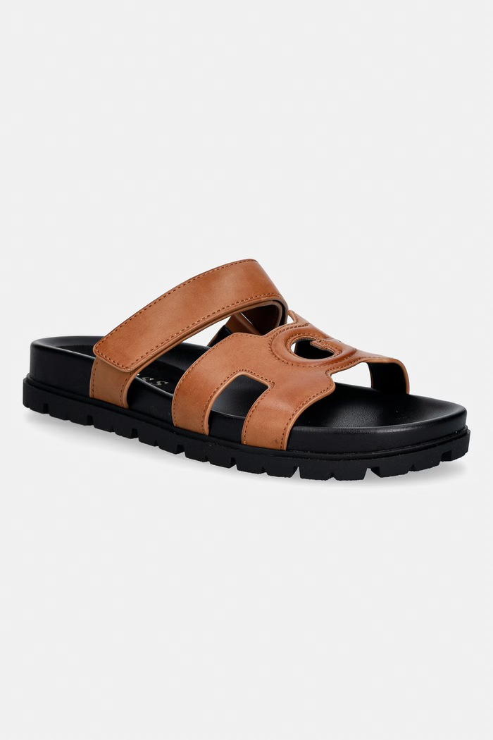 Guess šľapky dámske FASHIEY hnedá FLJFAS.ELE03.BROWN