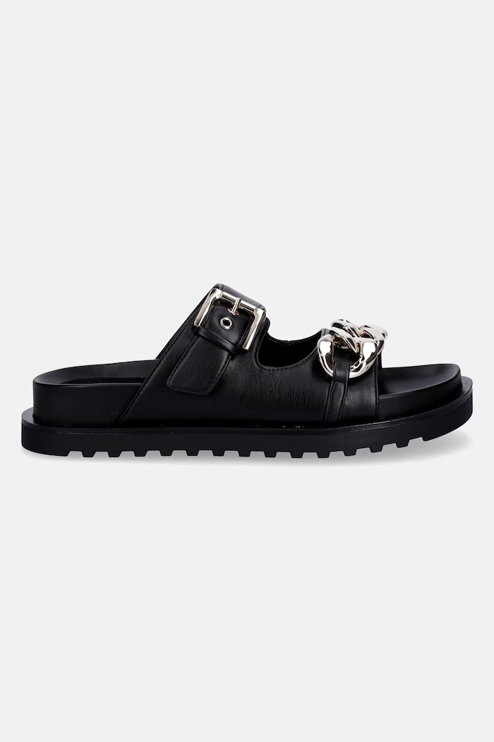 Guess klapki FATEMA5 FLJFT5.ELE03.BLACK czarny SS26