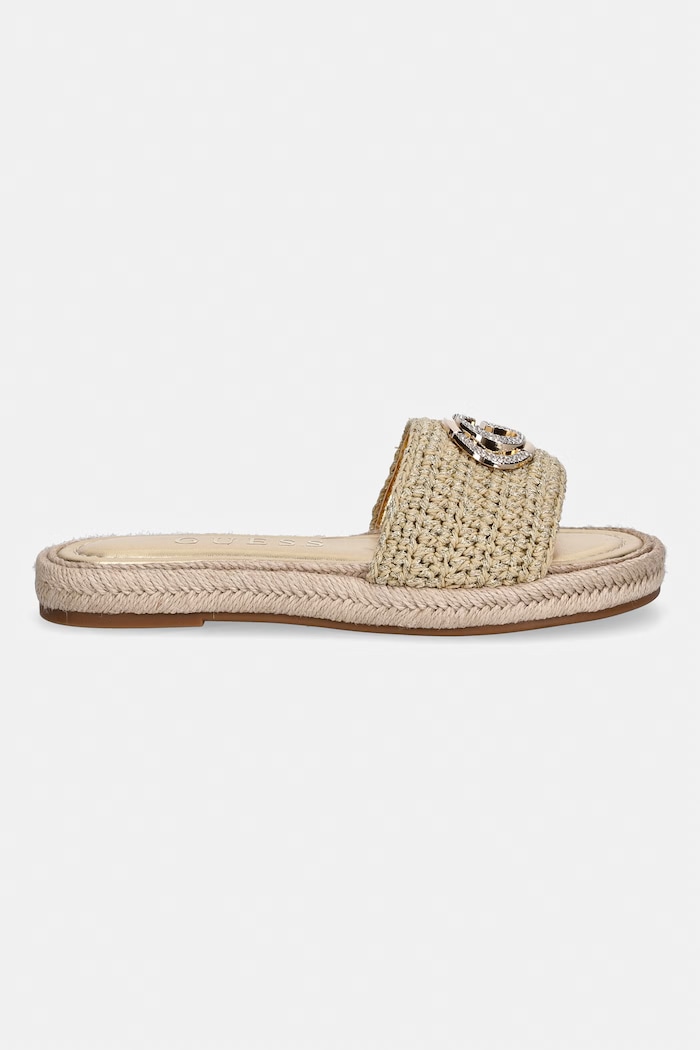 Guess dámske šľapky KAYLIS FLJKLI.FAB03.GOLD zlatá SS26