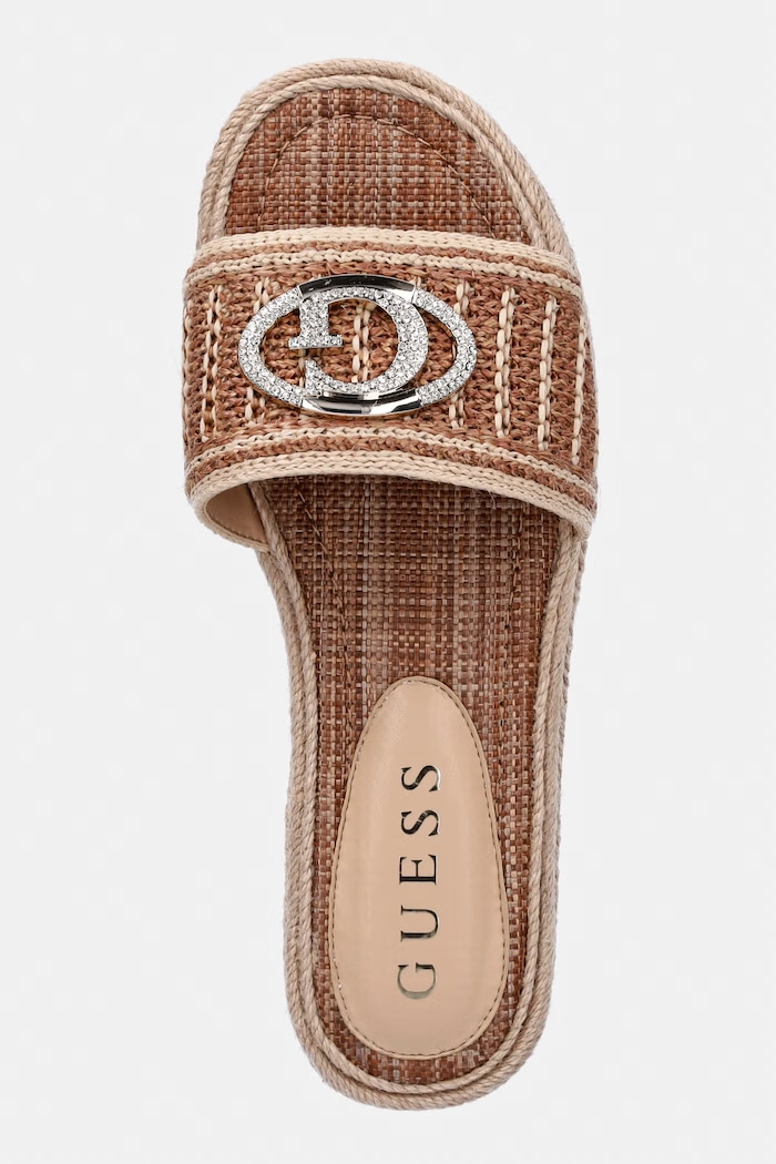 Guess dámske šľapky KAYLIS béžová FLJKLI.FAB03.NATU