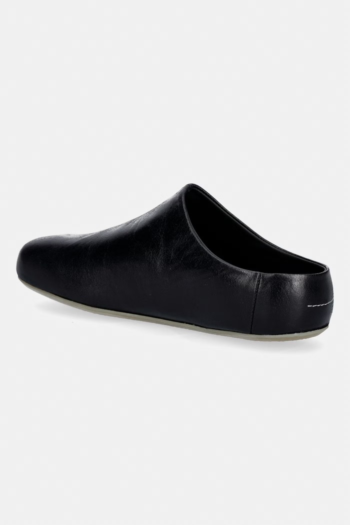 Обувки MM6 Maison Margiela джапанки мулета женски кожени S59WX0083.P7561.T8013 черен