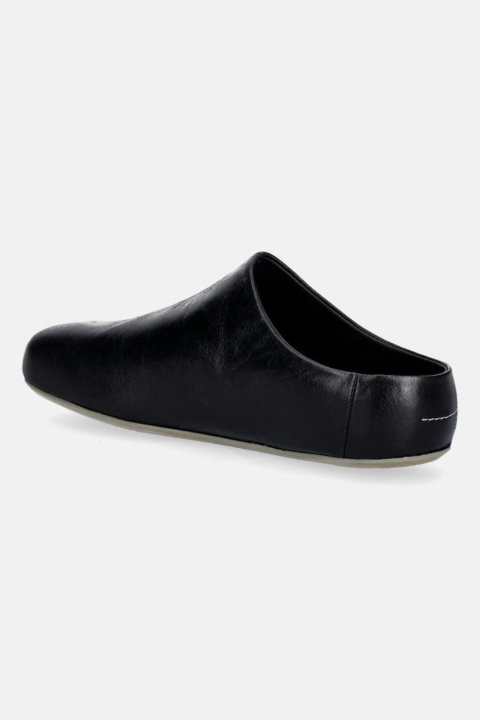 Обувки MM6 Maison Margiela джапанки мулета женски кожени S59WX0083.P7561.T8013 черен