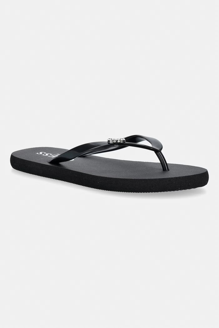 Guess șlapi pentru femei negru E6GZ14.BB00F.JBLK