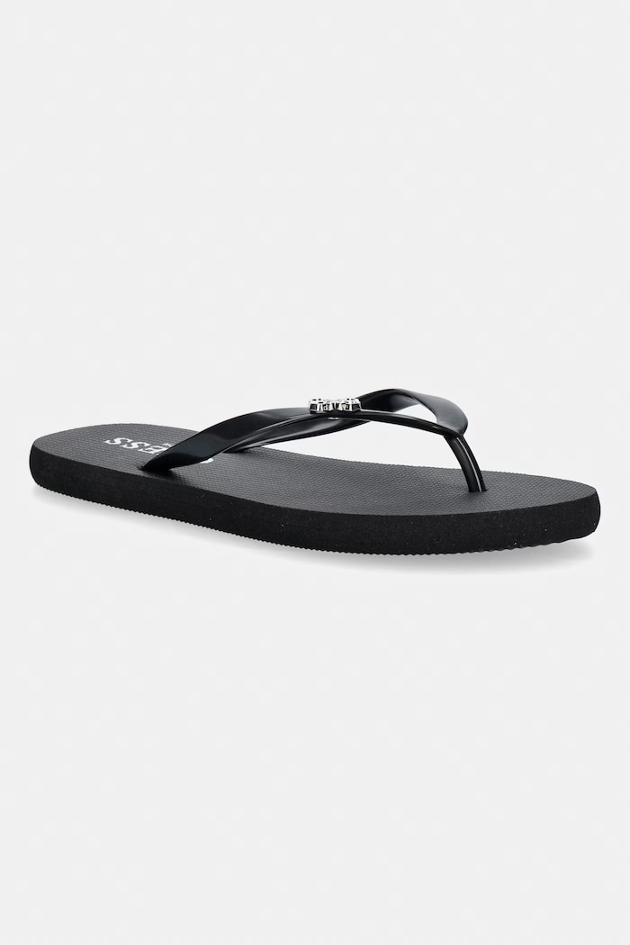Guess șlapi pentru femei negru E6GZ14.BB00F.JBLK