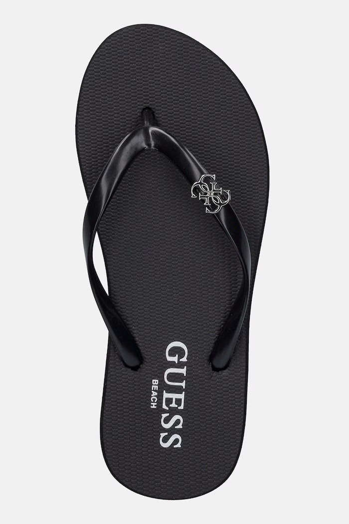 Guess șlapi pentru femei negru E6GZ14.BB00F.JBLK