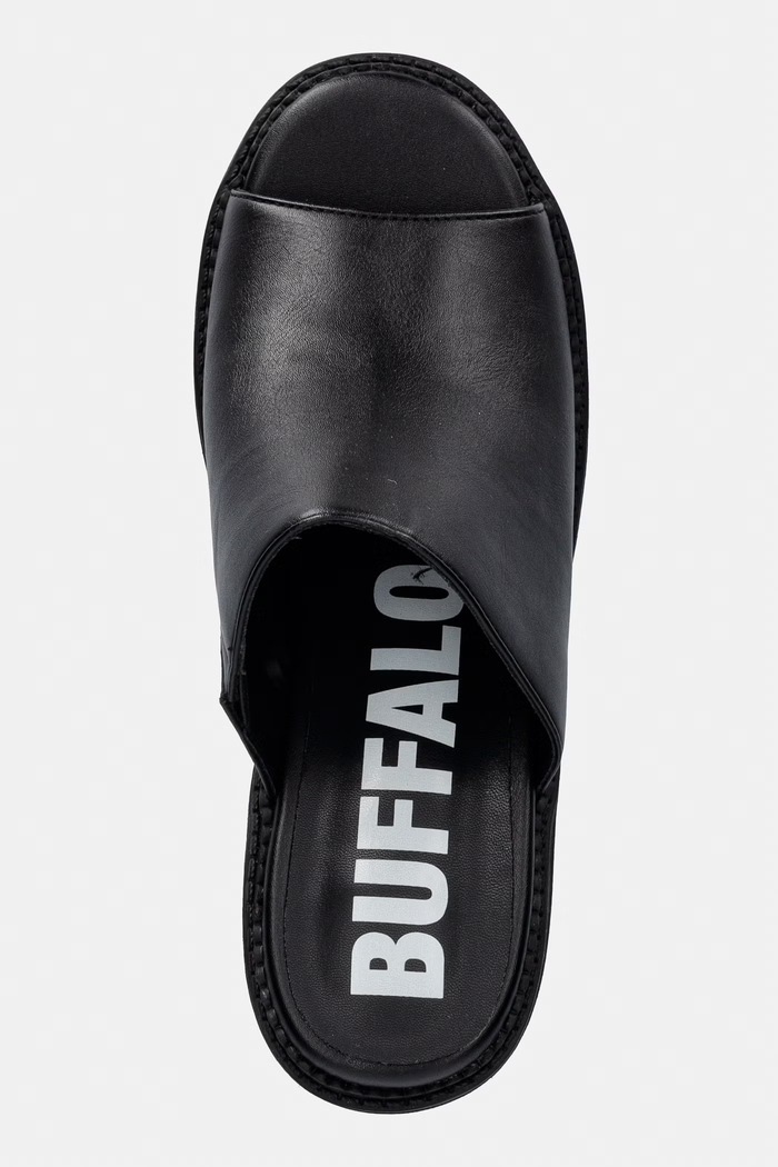 Buffalo papuci cu toc damă Killah Mule negru 1291683