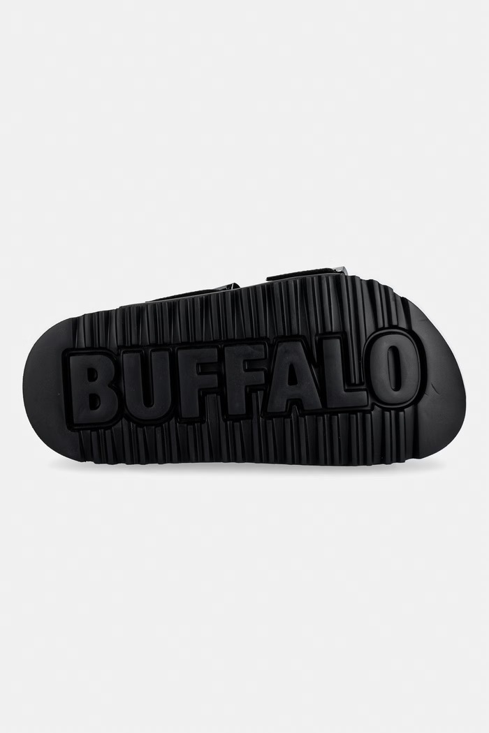 Buffalo šľapky na platforme dámske Jane Ari Riv 1602316 čierna