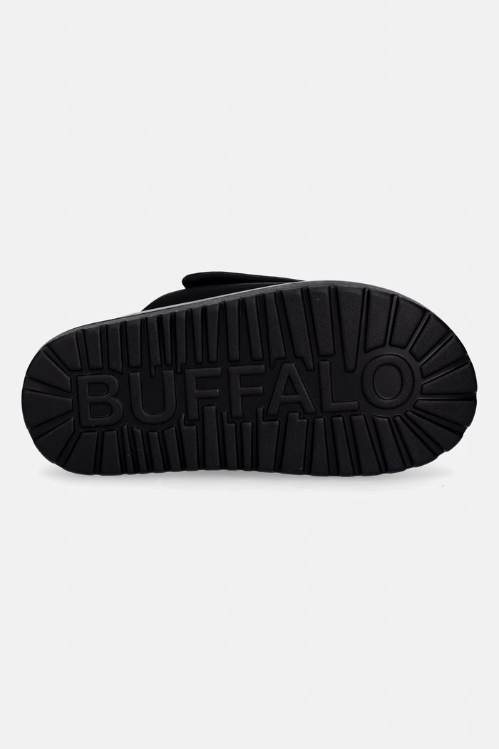 Buffalo šľapky dámske Palma Velcro 1602325 čierna