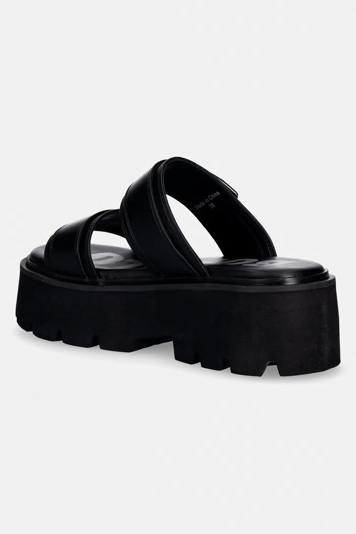 Παπούτσια Buffalo σαγιονάρες Γυναικείες Brake Two Strap 1602362 μαύρο