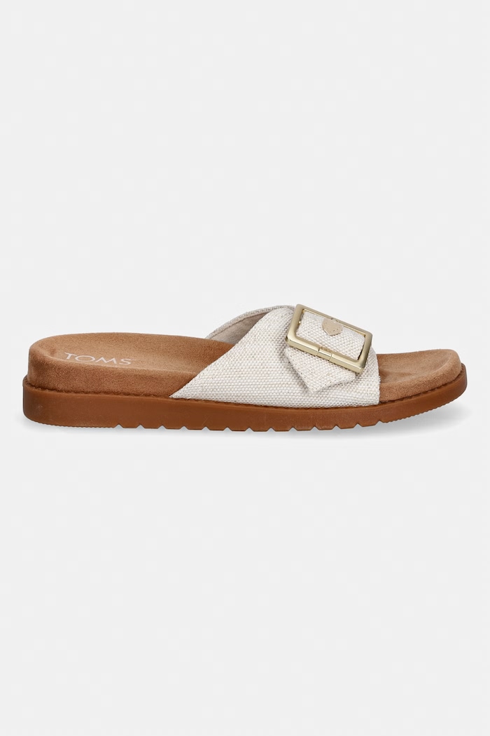 Toms papuci pentru femei MARIN SLIDE 10023101 bej SS26