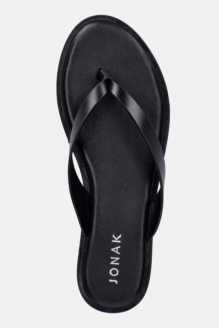Jonak japonki damskie skórzane WITTY CUIR czarny 3800351