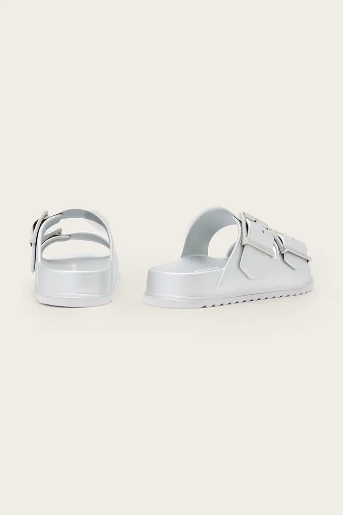 Obuv Šľapky AllSaints Sian Eva Sandal W036FC strieborná