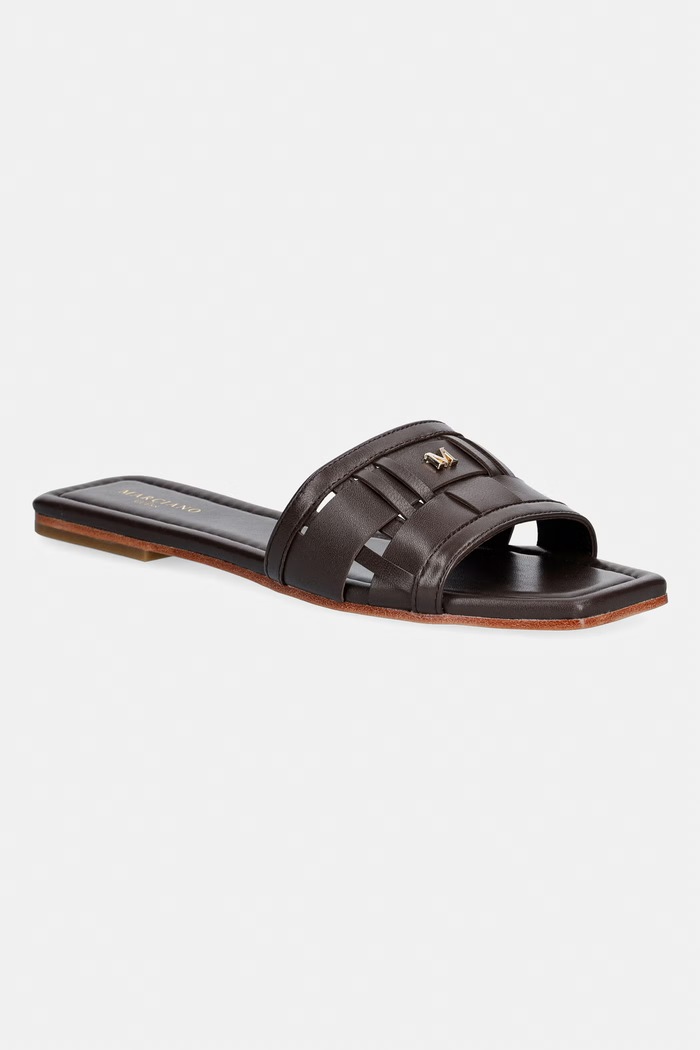 Marciano by Guess dámske kožené šľapky hnedá G6GZ16.L0097.F9GT