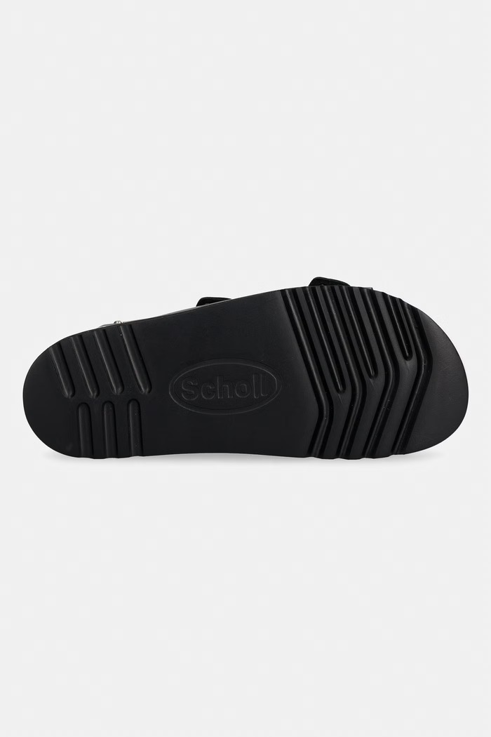 Scholl ciabatte slide in pelle BEATRIZ F006331004 nero