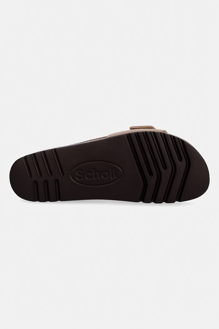 Scholl ciabatte slide in camoscio KATHLEEN F007652361 beige