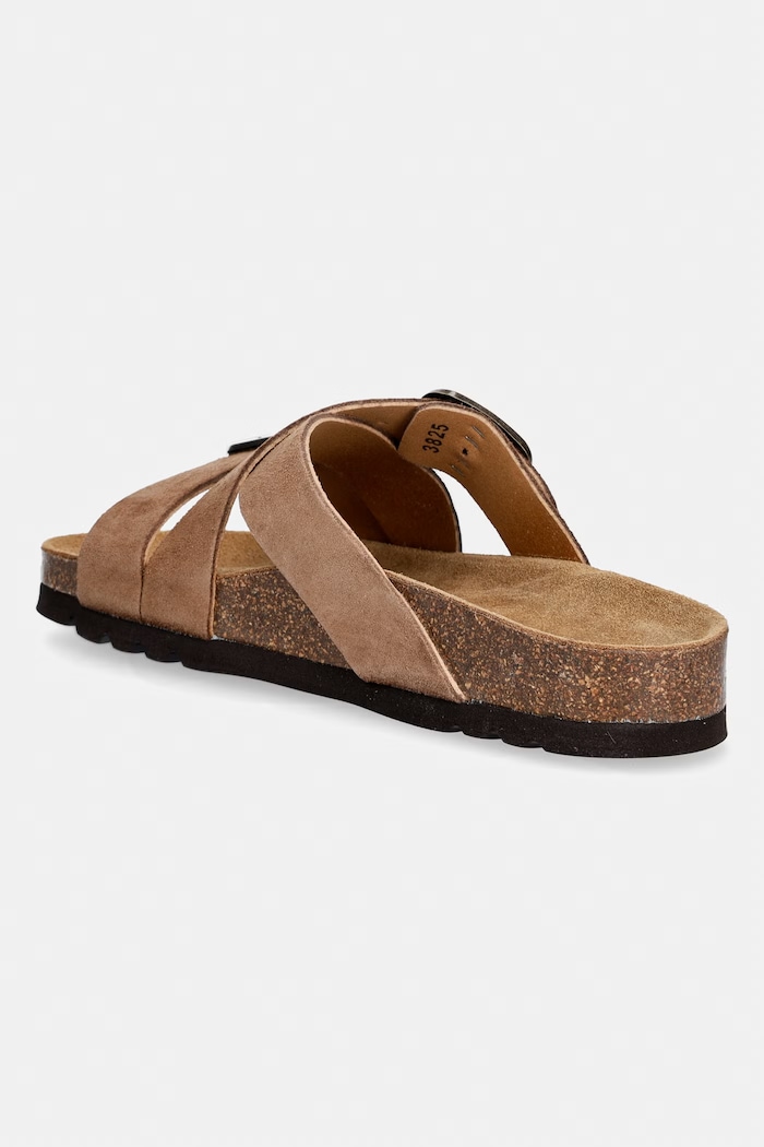 Scarpe Scholl ciabatte slide in camoscio SELENE F007741062 marrone