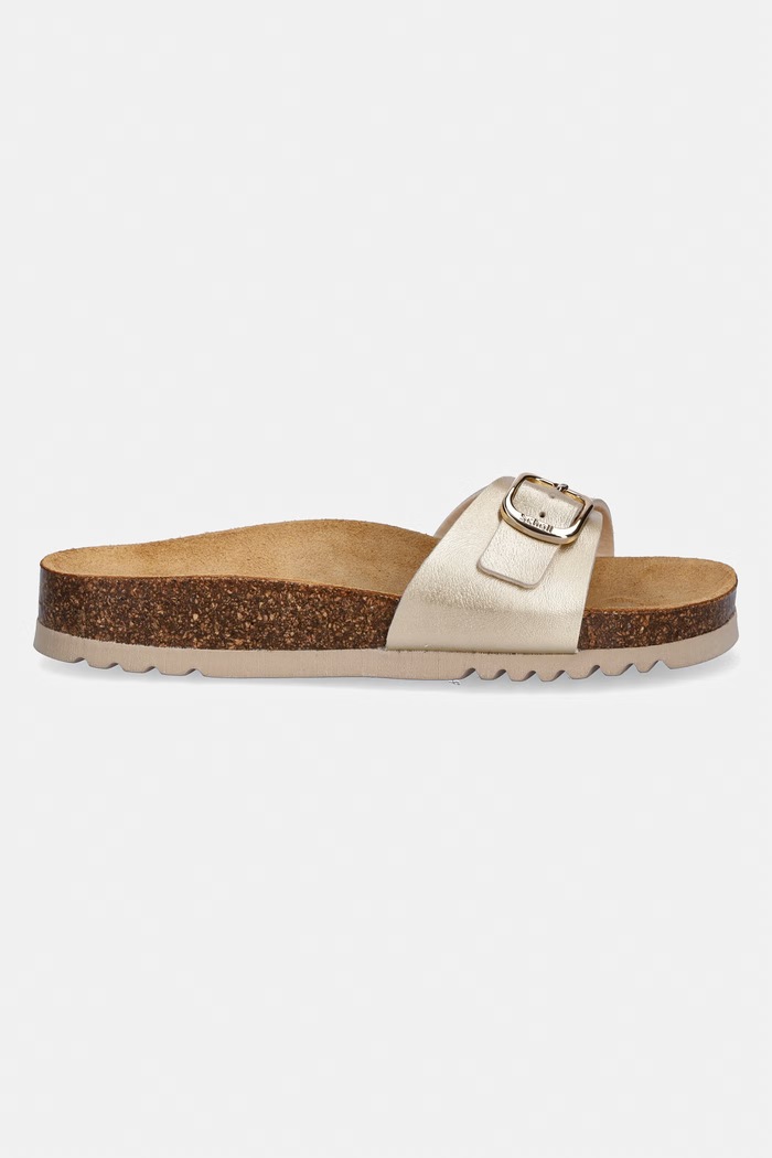 Scholl ciabatte slide ESTELLE F321602329 oro SS26