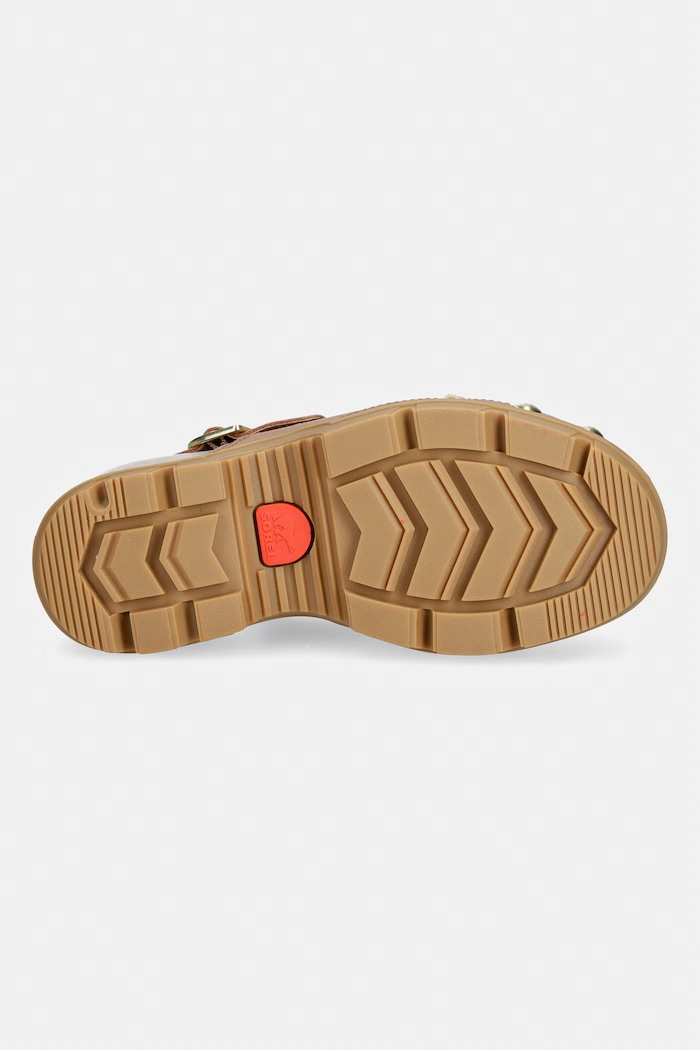 Sorel papuci cu platformă pentru femei, din piele ROAM CLOG RVT 2113151253 bej